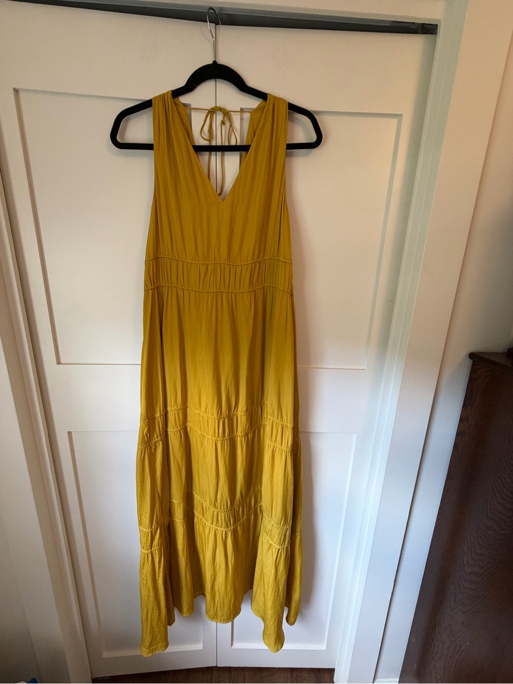 Dolan Left Coast Collection Mustard Maxi Dress XS | Anthropologie - Picture 3 of 5